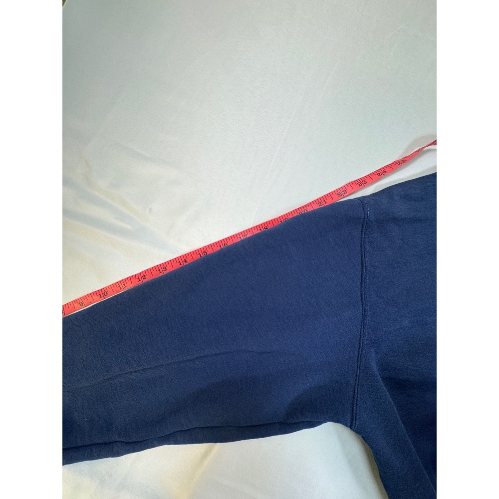 Vintage Gear for Sports Temple Athletic Dept Sweatshirt Navy Blue Crewneck Large - Picture 7 of 7